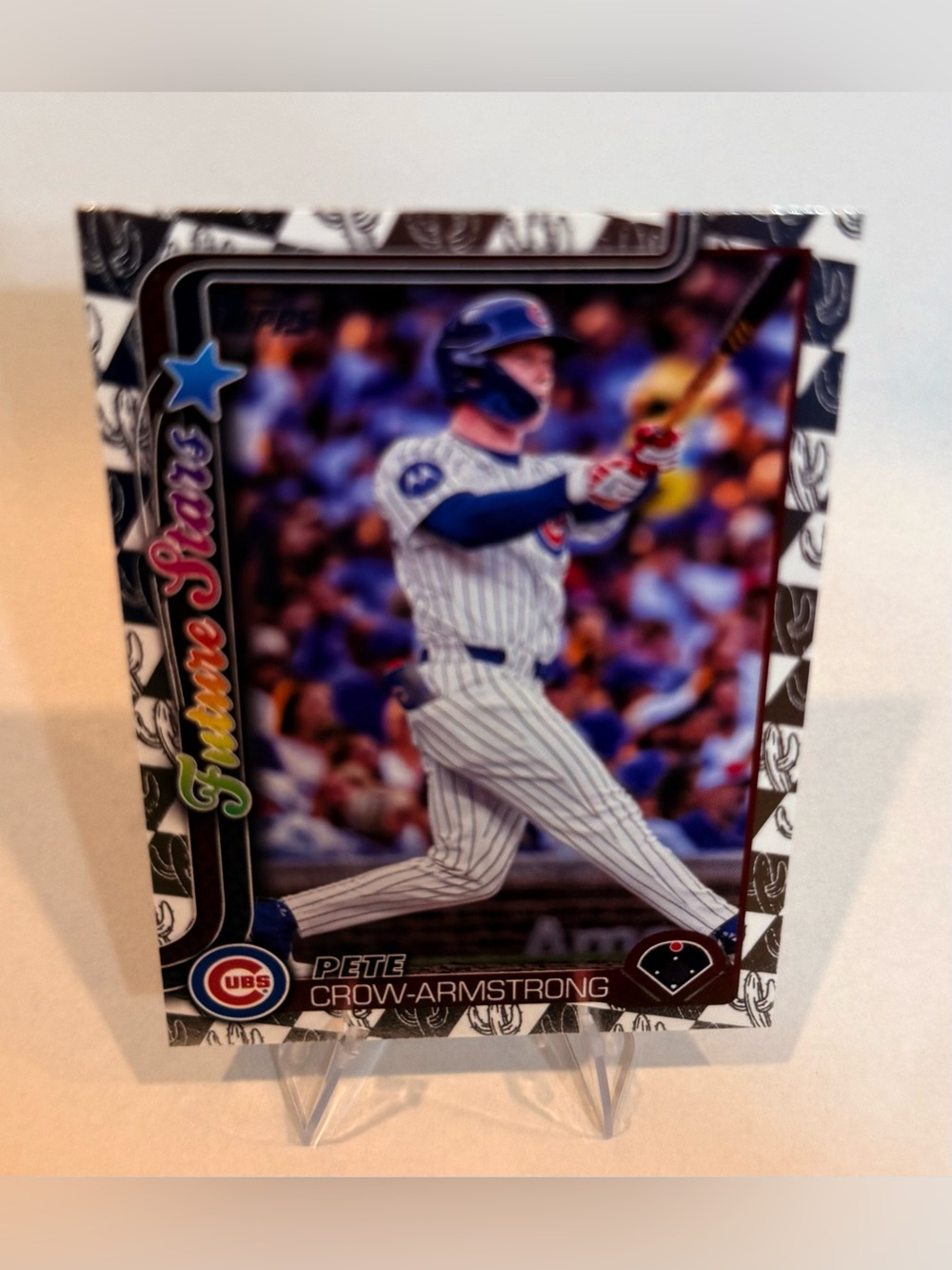 2025 Topps Chrome # 290 Future Stars : Pete Crow-Armstrong Chicago Cubs - OF